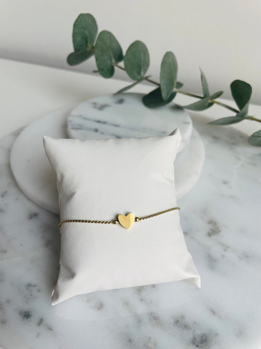 Little Heart Armband - Gold
