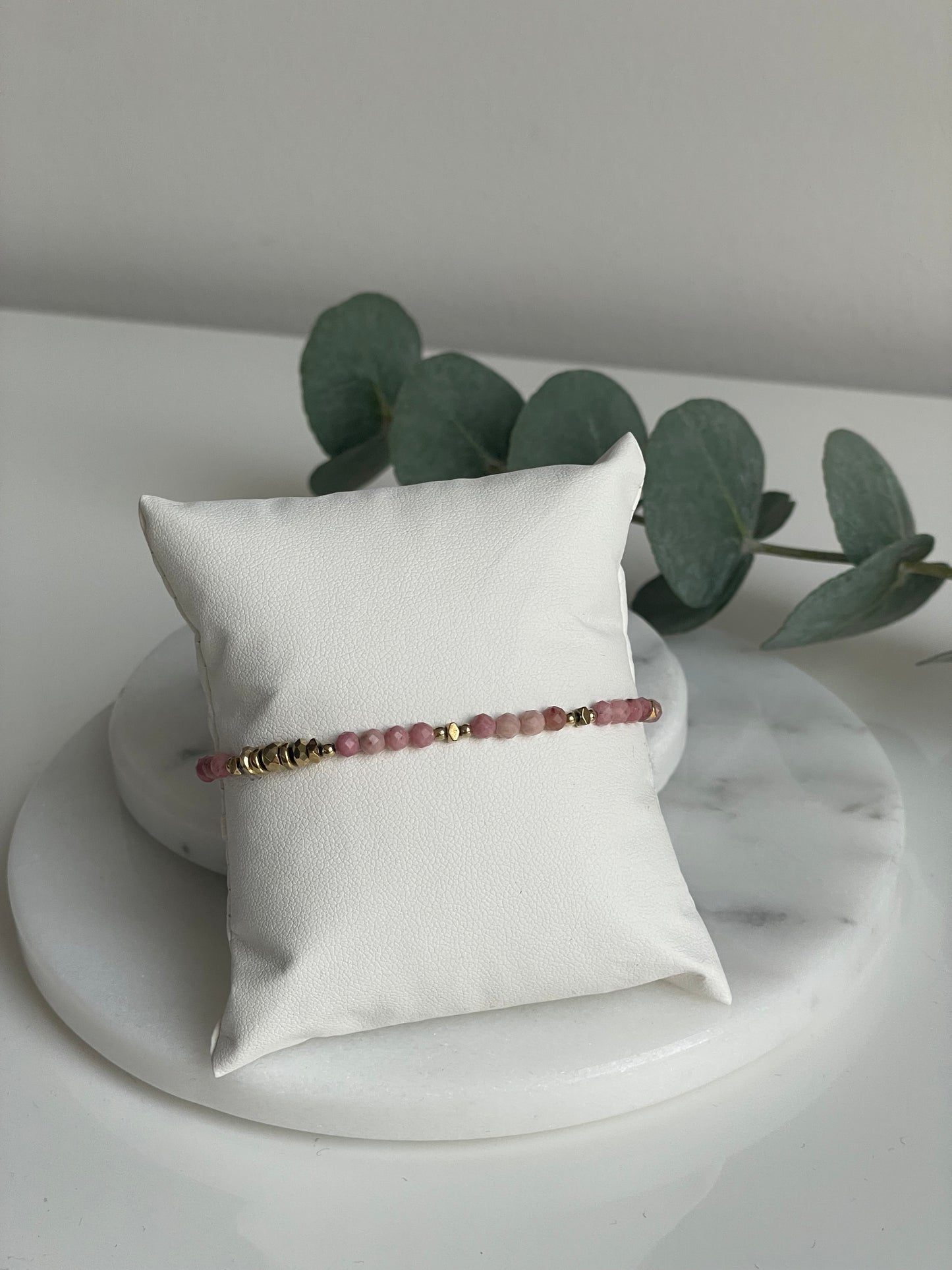 Pink Pearl Armband - Gold/Rosa