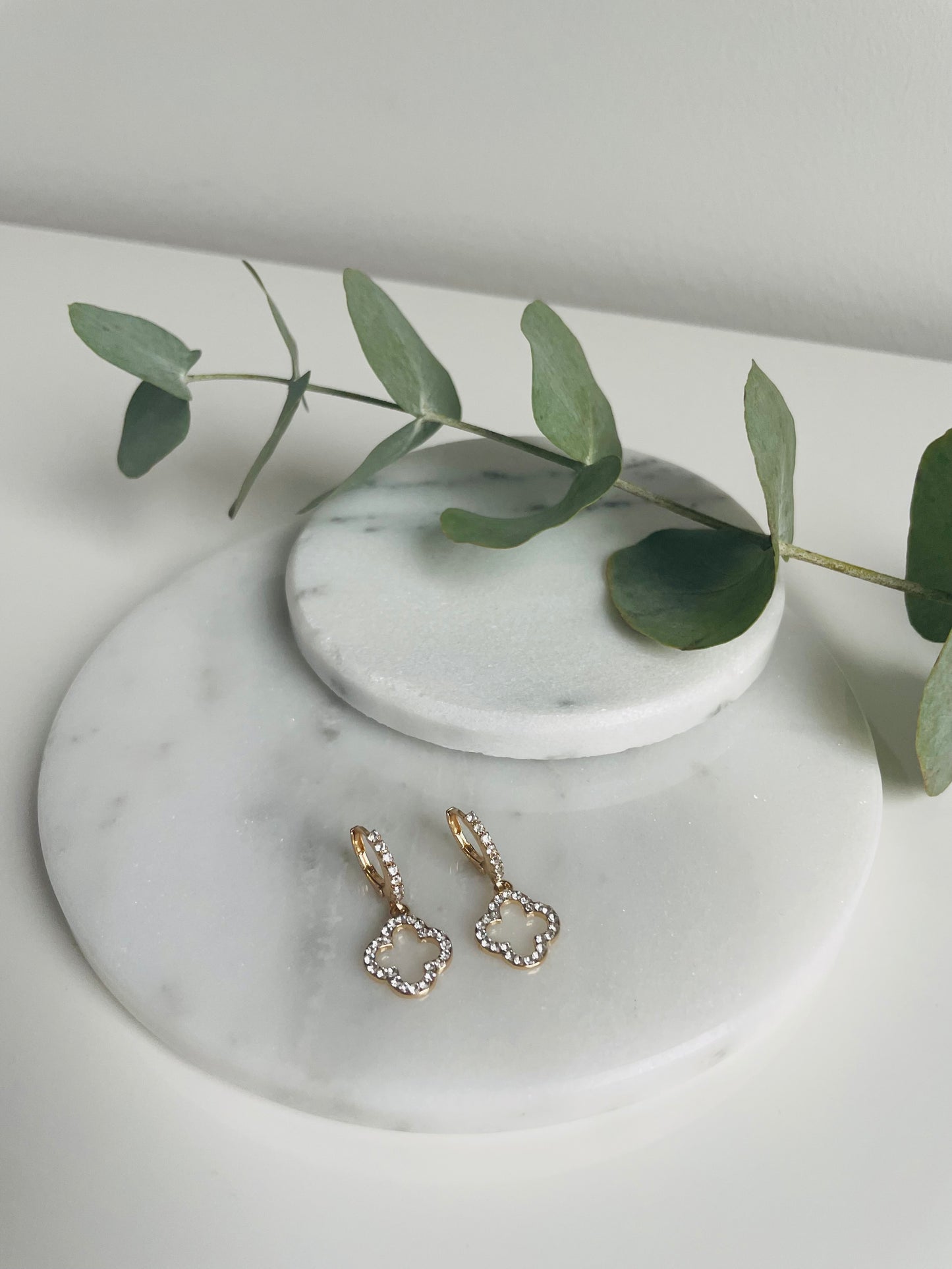 Shamrock Ohrringe - Gold